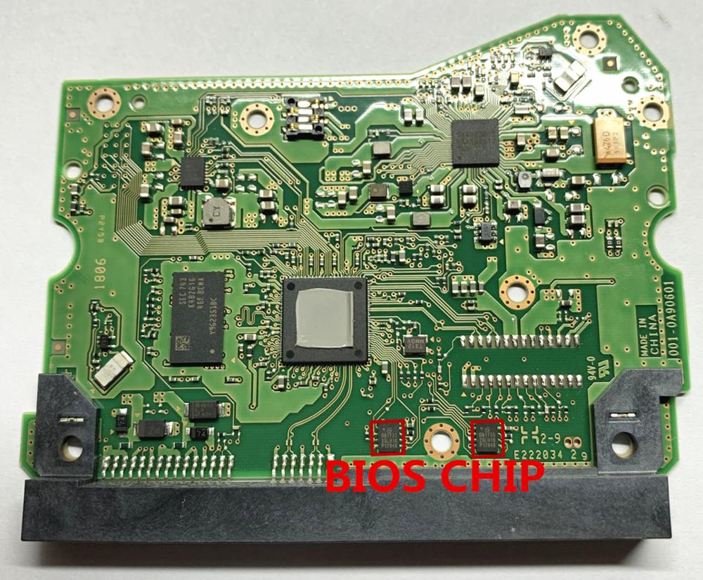 0A90601 печатная плата Западного цифрового жесткого диска/004-0A90601, 001-0A90601 / 0J49793