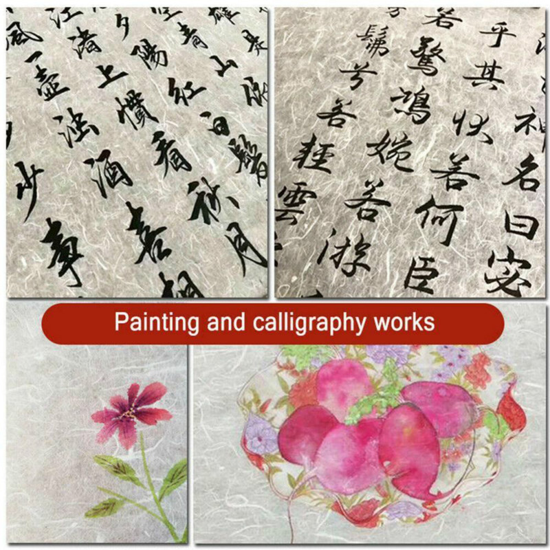 Mulberry Faser Reis Papier Papel Chinesische Yunlong Faser Xuan Papier Scheinenden Langen Faser Xuan Zhi Kalligraphie Malerei Papier