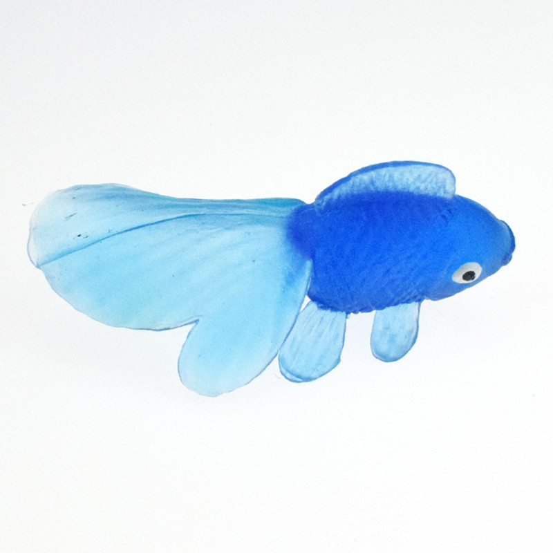 10ピース/セット子供ソフトゴムゴールド魚ベビーお風呂の玩具シミュレーションミニ金魚水幼児楽しい水泳ビーチギフト