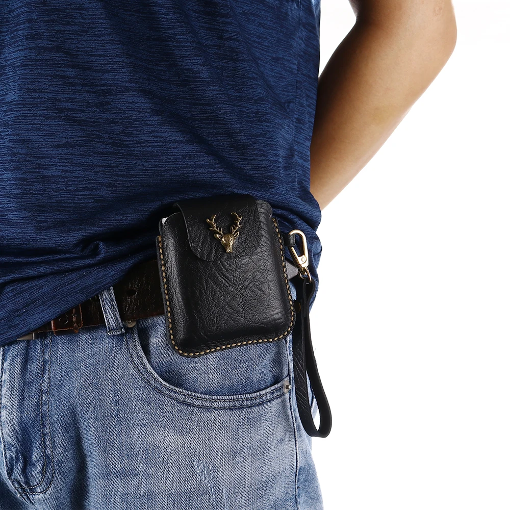 Sarung Casing Penutup untuk Samsung Galaxy Z Flip3 5G dengan Penjepit Sabuk untuk Samsung Galaxy Z Flip 3 Kulit Asli Tas Pinggang