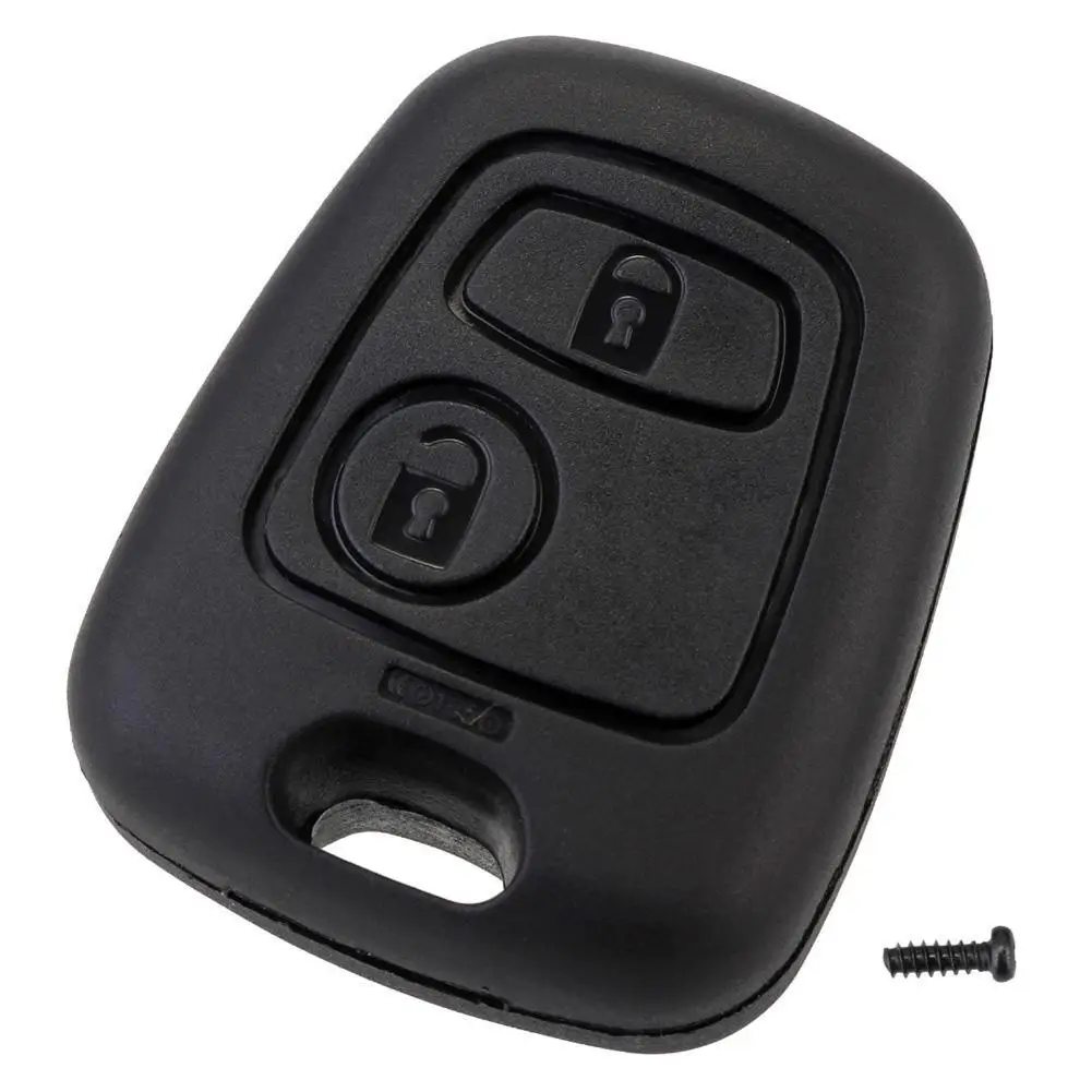 2 ボタン車のキーカバー Fob ケースシェル C1 C2 C3 C4 307 107 207 407