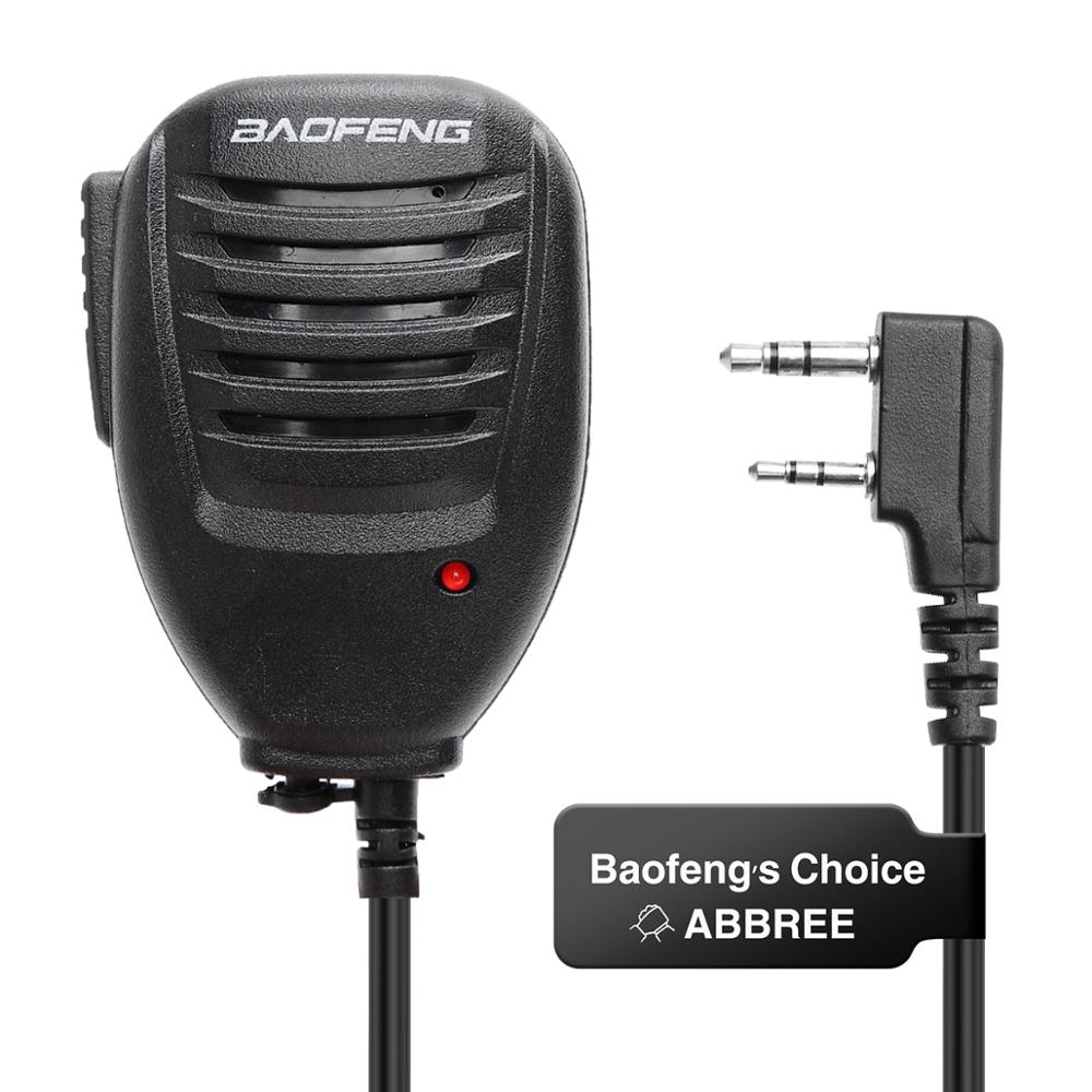 Baofeng Walkie Talkie UV-5R Microfoon Luidspreker Microfoon 2 Pin Handheld Voor Baofeng BF-888S UV-21 Pro Quansheng Uv K5 K6 Accessoires