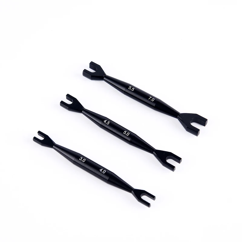 3 ชิ้นประแจ 3-4 มิลลิเมตร 4.5-5 มิลลิเมตร 5.5-7 มิลลิเมตร Double End Universal Spanner ประแจปลายเปิดสําหรับ Rc Crawler รถ HSP Traxxas Axial SCX10