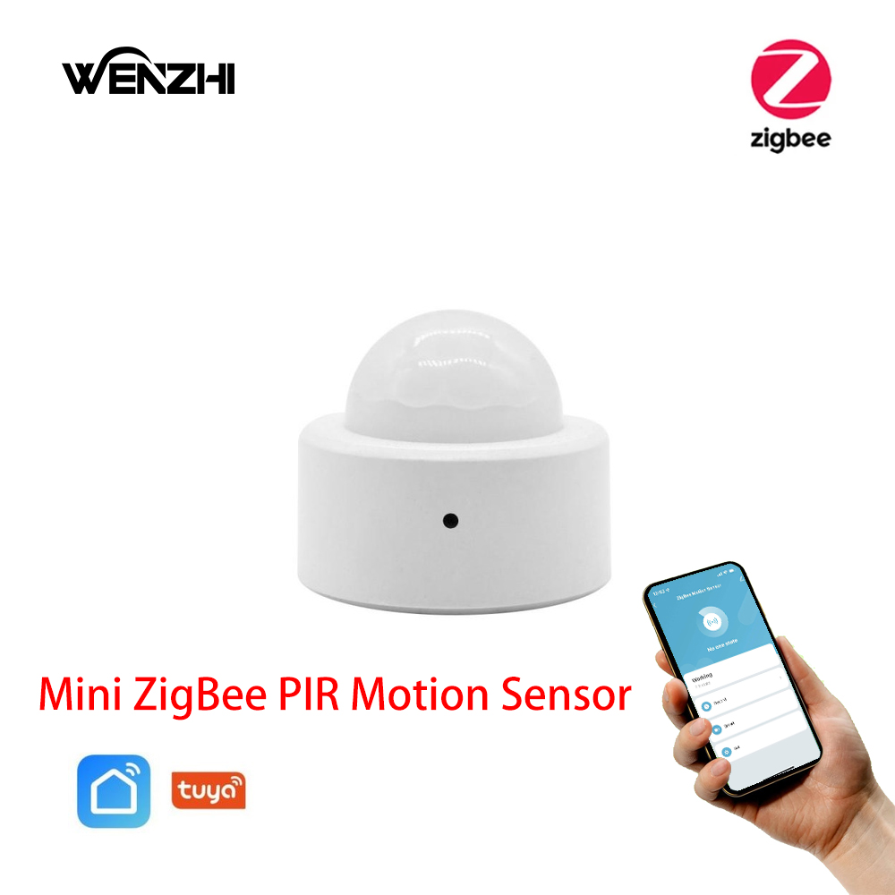 Sensor de movimento zigbee pir ir automação detector infravermelho de corpo humano segurança sem fio mini tuya vida inteligente casa alexa compatível