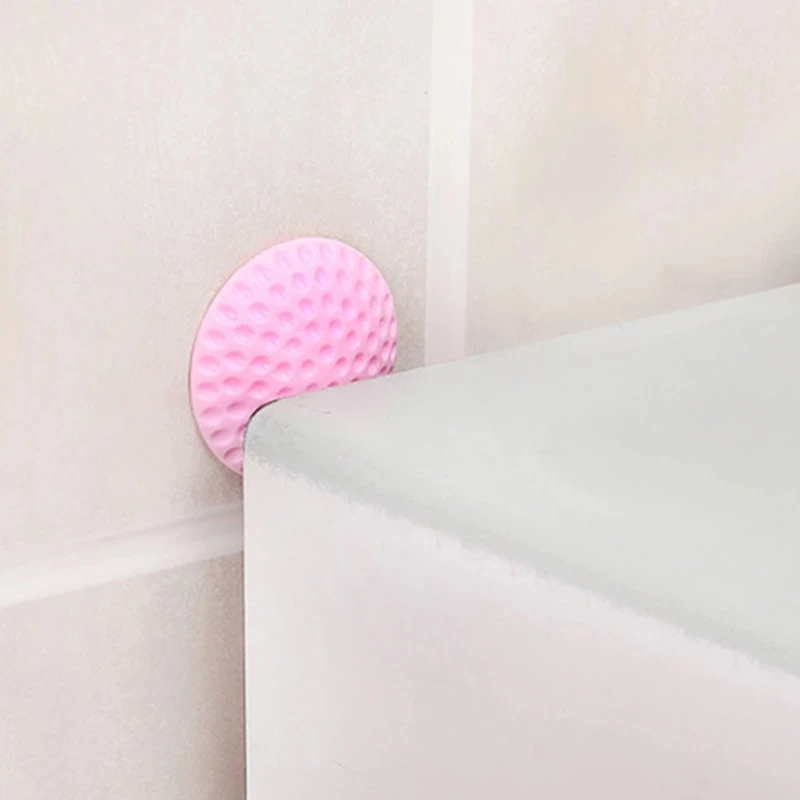 Bảo Vệ Cánh Cửa StickersHandle Tường Vụ Tai Nạn Miếng Lót Làm Dày Tắt Tiếng Golf Để Tạo Hình Cao Su Lót Bảo Vệ Tường Núm Thảm An Toàn