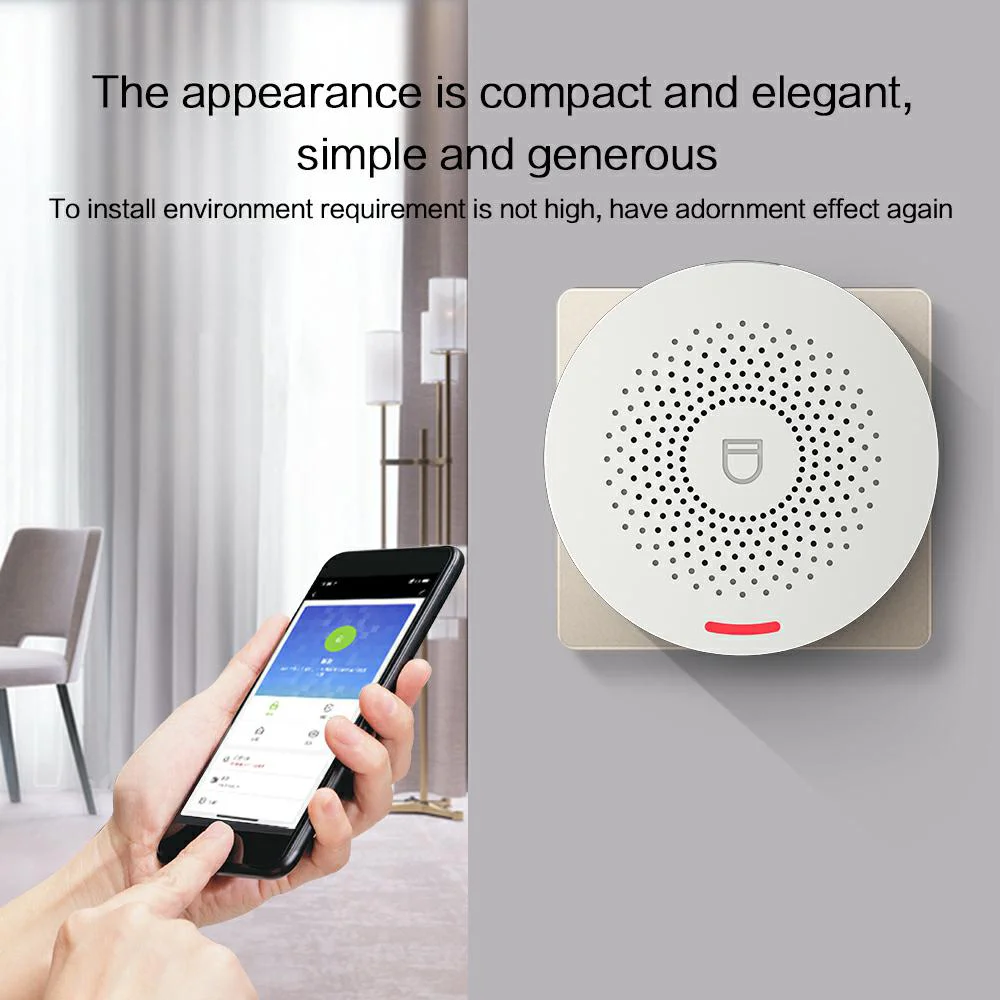 Tuya WIFI Nhà Hệ Thống Báo Động Không Dây 433MHz An Ninh Chống Trộm Nhà Thông Minh Ứng Dụng Cửa Cửa Sổ Cảm Biến Phát Hiện Chuyển Động