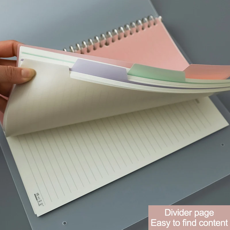 Tagebuch 2021, A5, B5, A4, transparent, lose Blätter, Binder, Notizbuch, innerer Kern, Einband, Notizbuch, Tagebuch, Planer, Büro, Schreibwaren