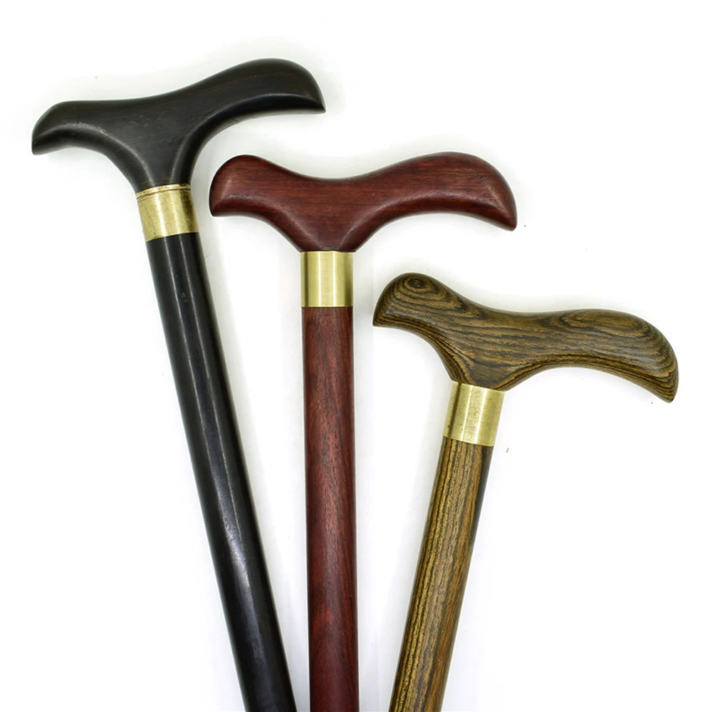 ไม้เดิน Stick Cane 3ส่วนไม้พับได้ T Bird Handle Stick สำหรับ Man Vintage Gentle เดิน Cane สุภาพบุรุษ stick Canes
