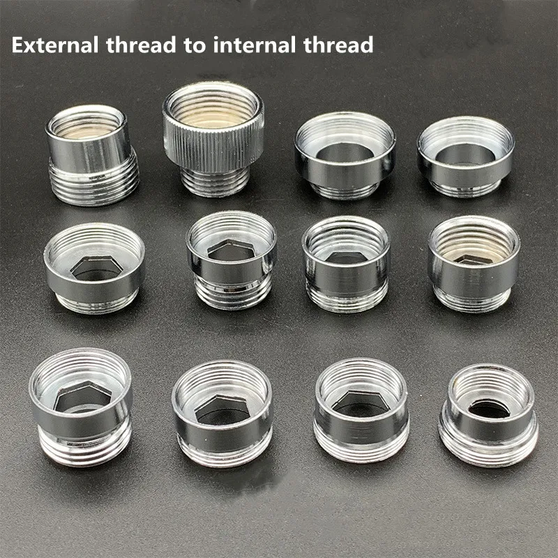 Adaptador de aireador de grifo de latón, accesorios de fontanería, purificador de agua, 16, 18, 20, 22, 24mm, G3/4, G1/2