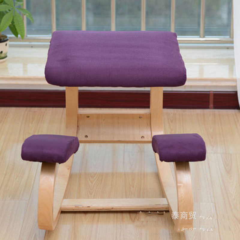 Original คุกเข่าเก้าอี้สตูล ERGONOMIC ท่าทางที่ถูกต้องเข่า Pads Anti-สายตาสั้นเก้าอี้ไม้เฟอร์นิเจอร์โฮมออฟฟิศ