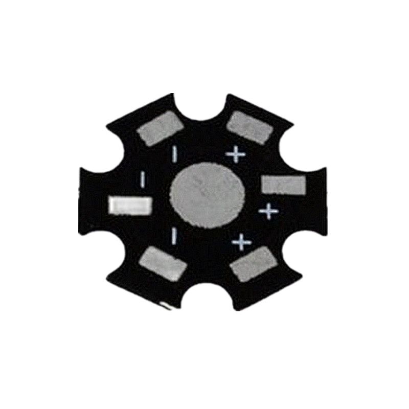 LED-Kühlkörper, Aluminium-Grundplatte, hohe Leistung, 1 W, 3 W, 5 W, DIY-Starboard, 50 Stück