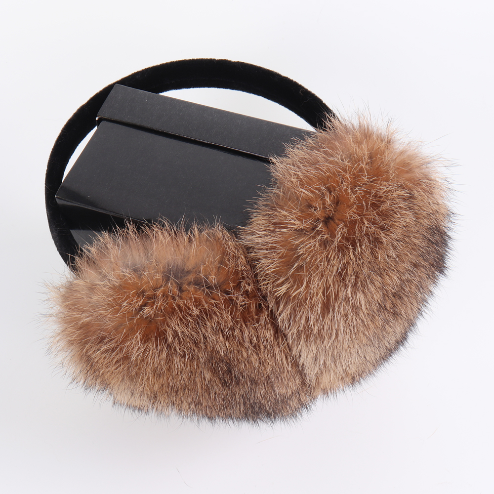 ใหม่มาถึงผู้หญิงฤดูหนาวขนสัตว์กระต่ายจริง Earmuffs หญิง WARM Plush กระต่ายขนสัตว์ Earflaps ความร้อน Lady ขนสัตว์กระต่ายธรรมชาติ Earmuff
