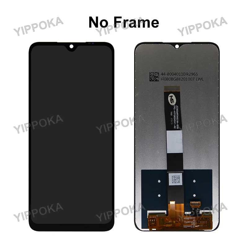 6.53 "para xiaomi redmi 9a display lcd m2006c3lg tela de toque digitador assembléia para redmi 9c lcd m2006c3mg peças reposição