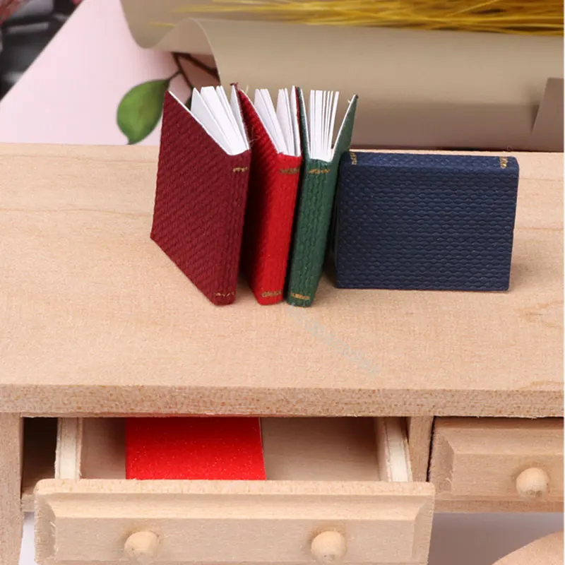 Mini Boek Livre Note Sách Đồ Chơi Mô Hình Thu Nhỏ Vật Dụng Điều Nhà Búp Bê Đồ Nội Thất Accessorie Cho Búp Bê Barbie Ob11 Bjd 1/12 Búp Bê Nhà