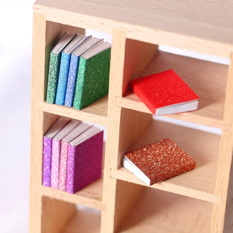 Mini Boek Livre Note Sách Đồ Chơi Mô Hình Thu Nhỏ Vật Dụng Điều Nhà Búp Bê Đồ Nội Thất Accessorie Cho Búp Bê Barbie Ob11 Bjd 1/12 Búp Bê Nhà