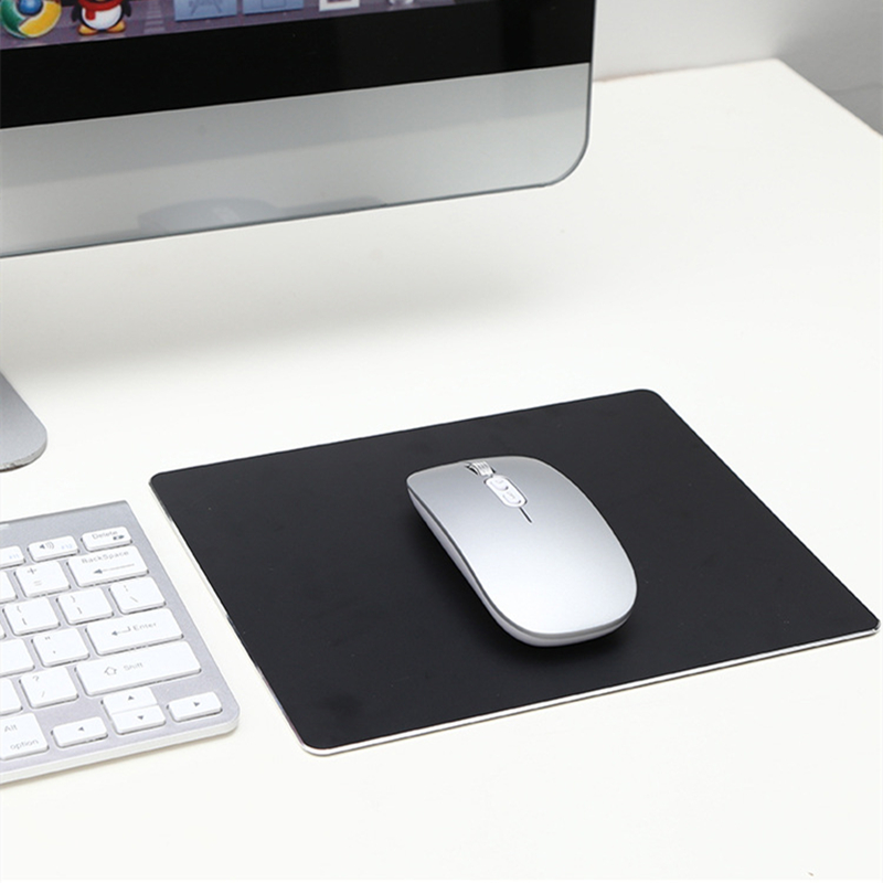 Antypoślizgowa aluminiowa metalowa podkładka pod mysz Matowa, twarda, cienka, wodoodporna, szybka i dokładna kontrola Antypoślizgowa podkładka pod mysz do laptopa PC