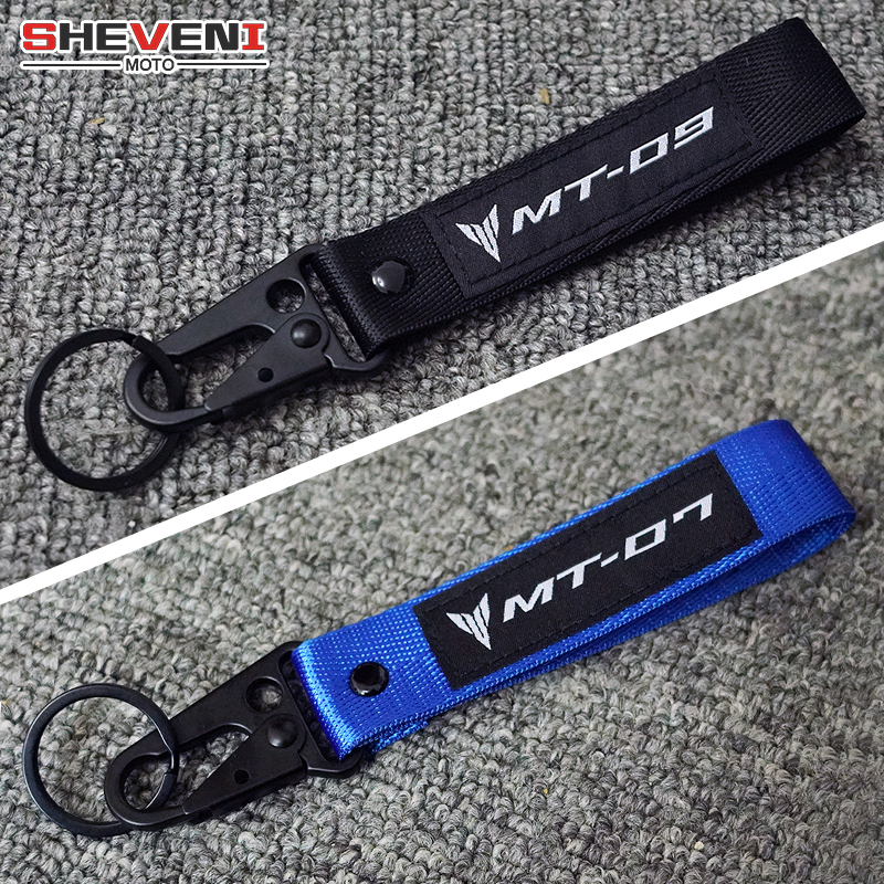 LLavero bordado 3D para motocicleta, accesorios para Yamaha MT07 MT09 MT-07 MT-09 FZ07 FZ09 2022 2021 2020 2019 2018 2017