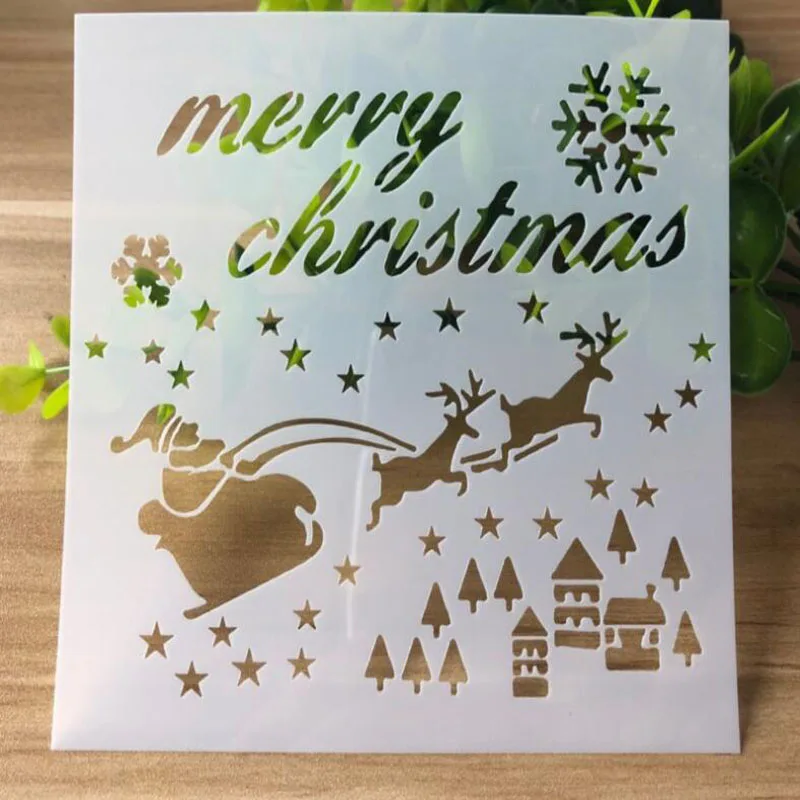 1 Máy Tính Stencils Tranh Bản Mẫu Sông DIY Thêu Sò Tô Màu Nổi Nhật Ký Album Ảnh Trang Trí Văn Phòng Học Tập Có Thể Tái Sử Dụng