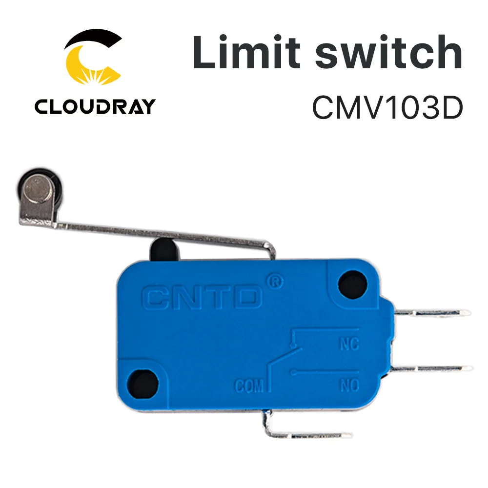 Cloudray 고품질 소형 리미트 스위치 CMV103D CO2 레이저 절단기 용 순간 마이크로 스위치 롱 핸들