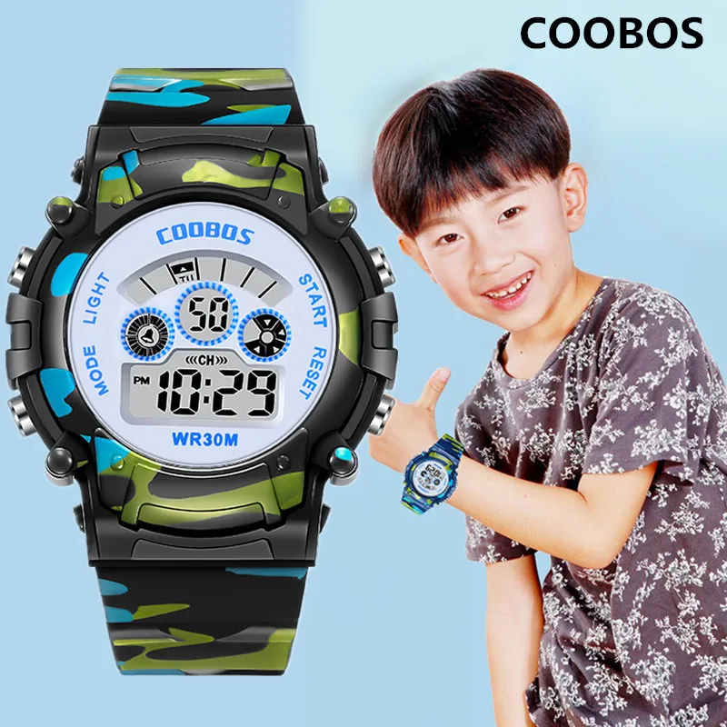 Relojes para niños, Reloj de pulsera Digital LED, Reloj deportivo al aire libre para niños y niñas, Reloj electrónico con fecha, Reloj Infantil
