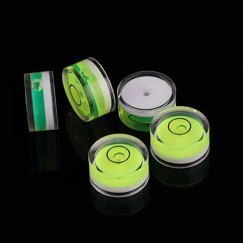 Bộ 5 Vòng Bong Bóng Nước Mini Mức Độ Tinh Thần Bullseye Nước Đo Cụ L69A
