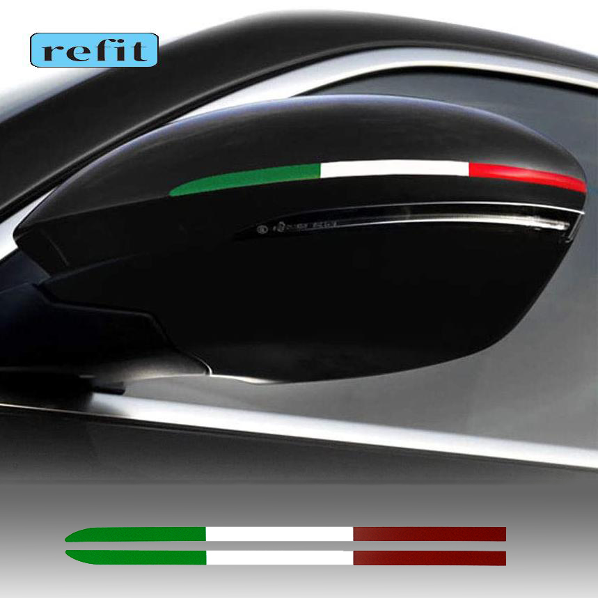 Car Rearview Mirror Decoration Garland Sticker For Alfa Romeo Giulia Stelvio 147 159 Giulietta Modification Accessories