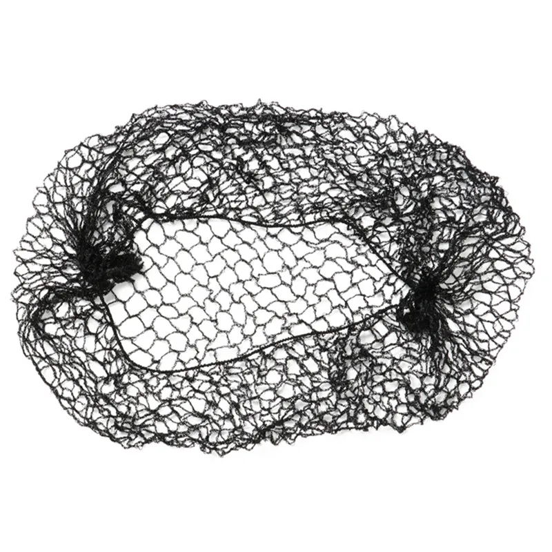 24 Uds. Tapas de malla más gruesas con borde elástico Invisible, red para el pelo para mujer, moño para el pelo, bailarina de Ballet, cocina, servicio de comida