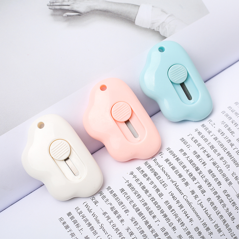 Mohamm Nette Mini Kleine Taschenformat Handwerk Verpackung Box Papier Umschlag Cutter Utility Messer Brieföffner Student Kunst Liefert