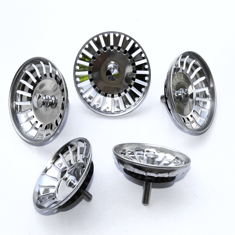 Colador de fregadero de baño de 78-84MM, tapón de agua de acero inoxidable 304, tapón de filtro de agua para fregadero, accesorios para fregadero de cocina, herramientas de cocina
