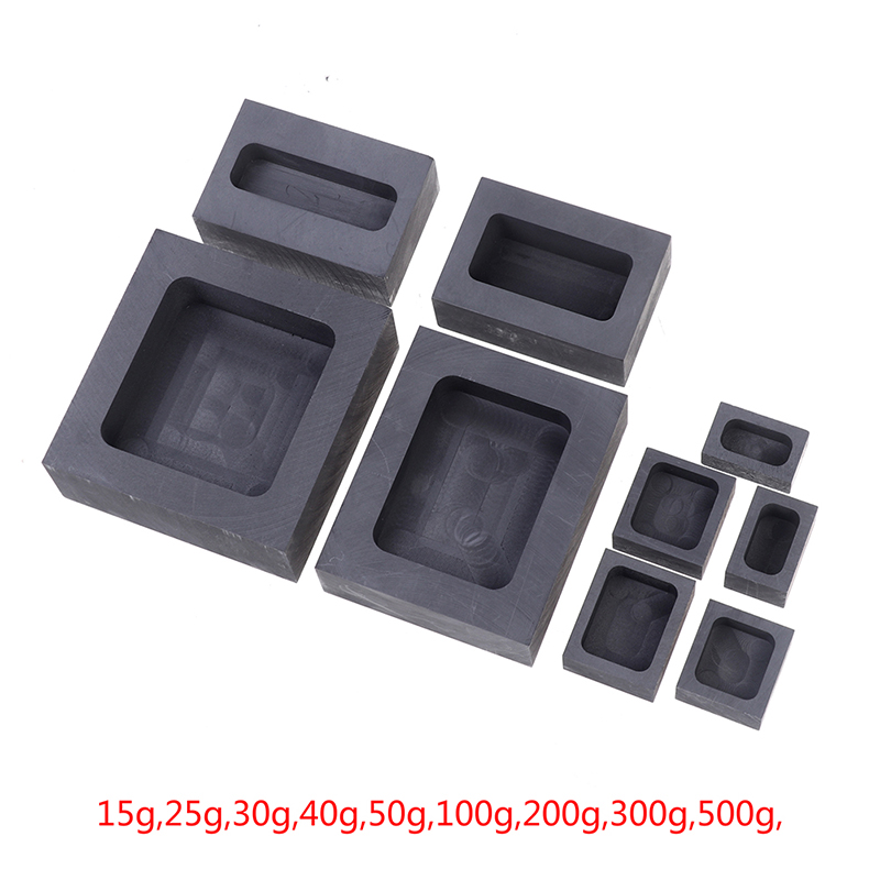 Graphit Barren Bar Form Tiegel Zum Schmelzen Gold Silber Casting Raffination