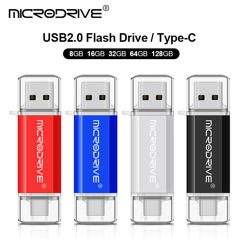 Type C USB flash drive 4GB 8GB 16GB 32GB 64GB 128GB for Andriods SmartPhone Memory MINI Usb Stick USB C