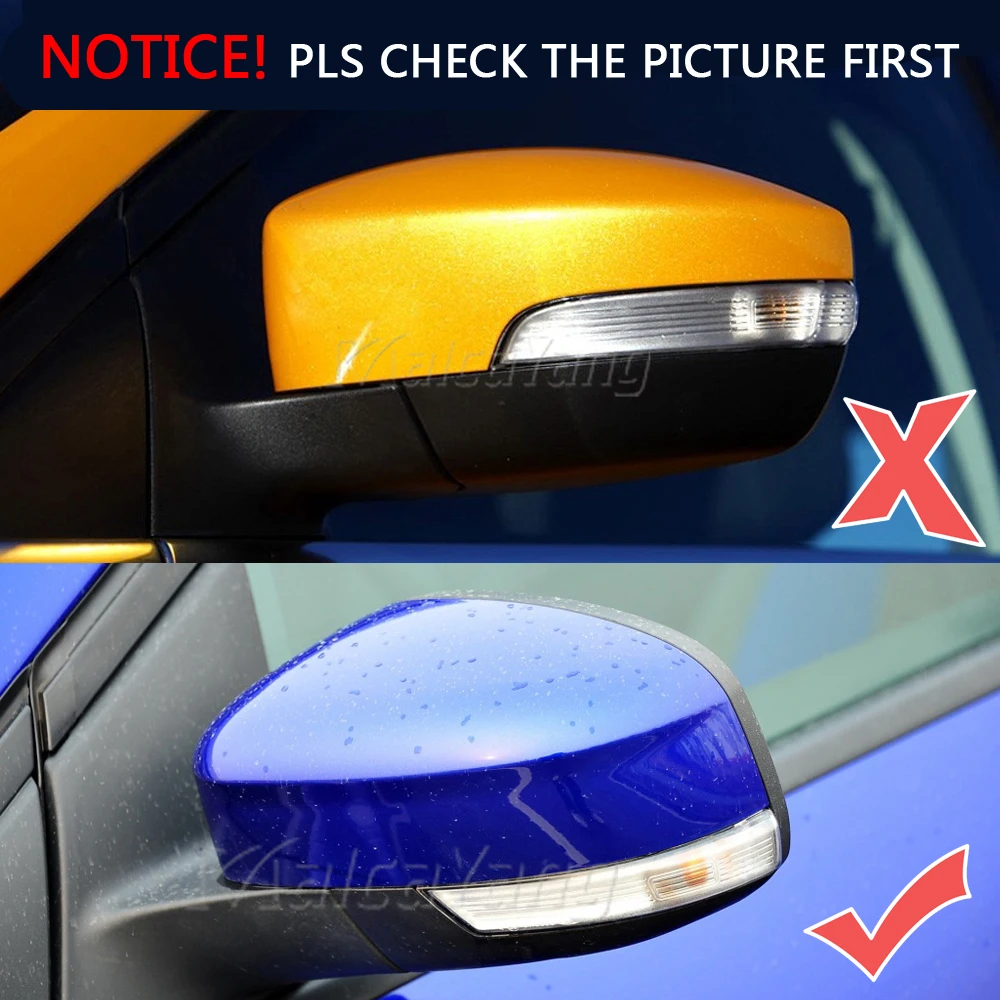Hổ Phách LED Năng Động Nhan Bên Cột Mốc Sequtntial Đèn Chỉ Báo Đèn Cho Xe Ford Focus 2 MK2 Tập Trung 3 MK3 3.5 cho Mondeo MK4 EU