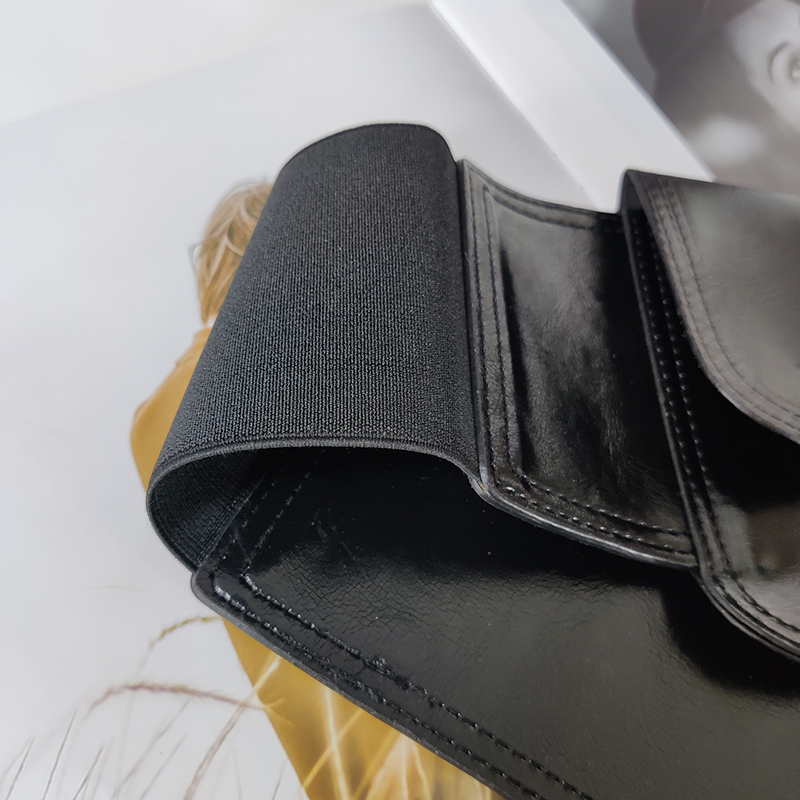 Cinturones de lujo de talla grande para mujer cinturón corsé ancho elástico cintura femenina fajines elásticos grandes con letras D abrigo cintura vestido