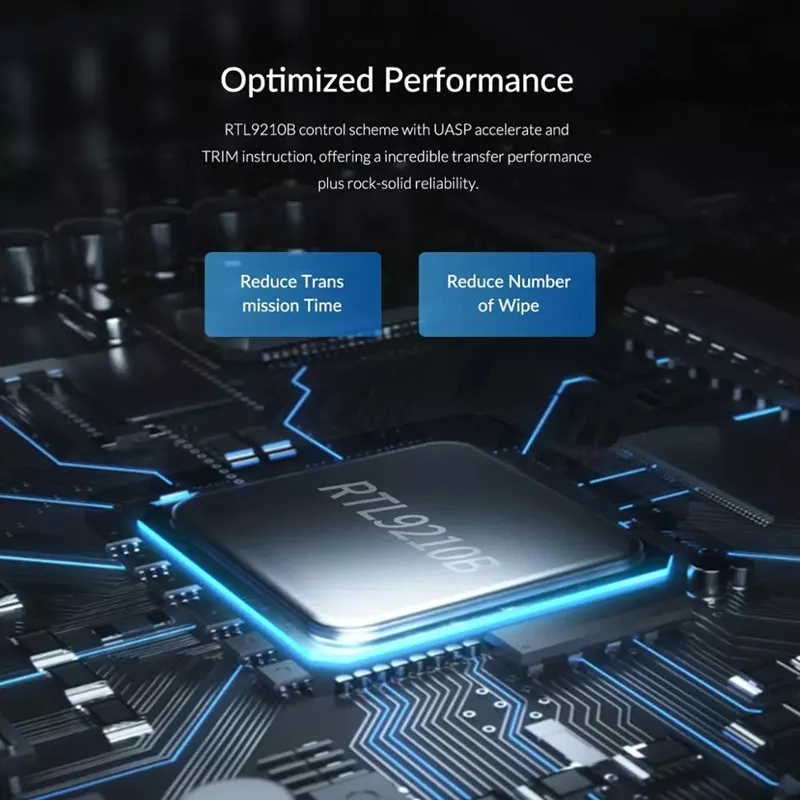 Корпус SSD с двумя протоколами M2 NVMe SATA NGFF M.2 SSD Box USB 3.1 10 Гбит/с для внешнего жесткого диска M/B+M Key M.2 SSD RTL9210B
