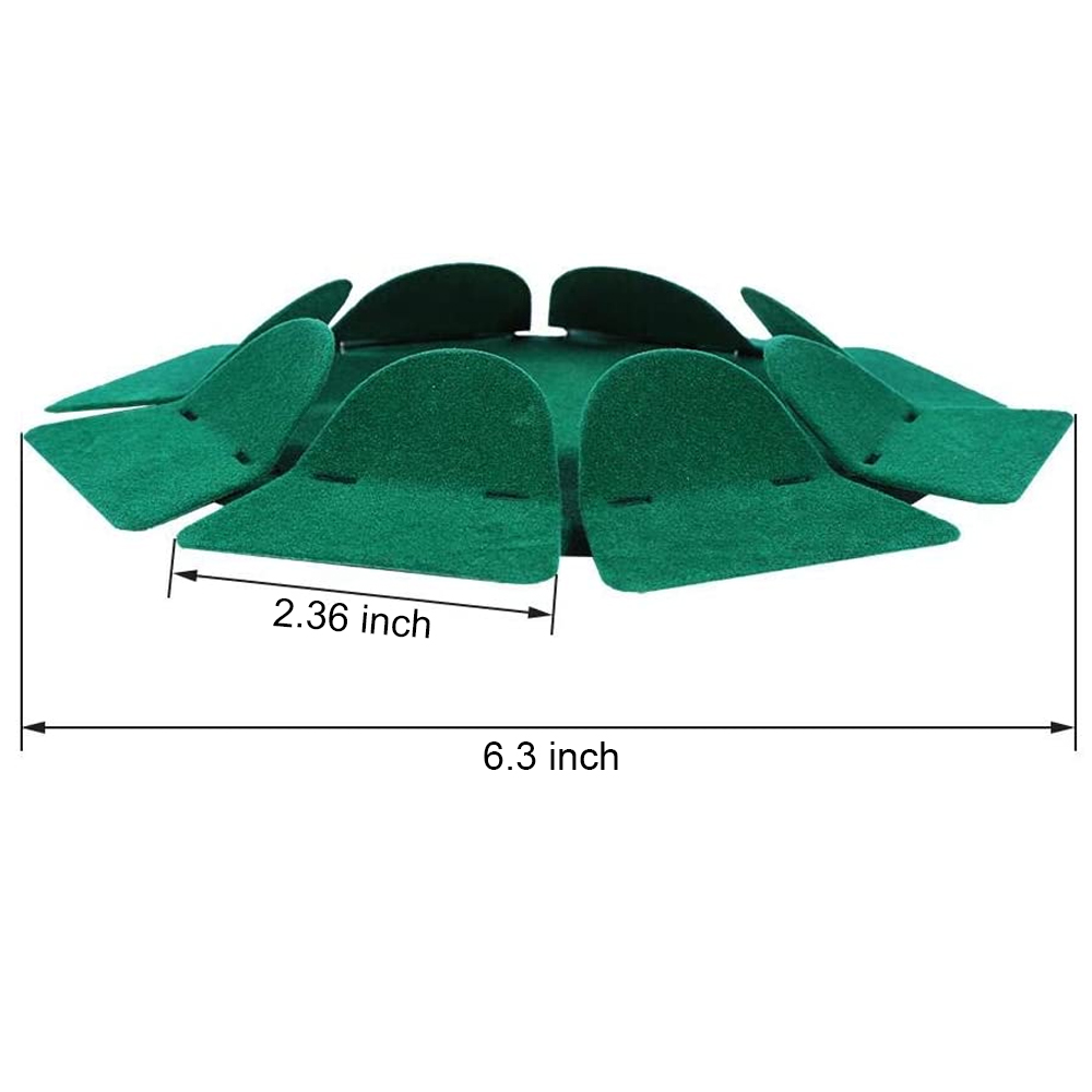 Flocado de superficie para práctica de Golf, Putter con agujeros, ayuda para entrenamiento, pelota de Golf para interiores y exteriores, práctica en todas direcciones, Putte