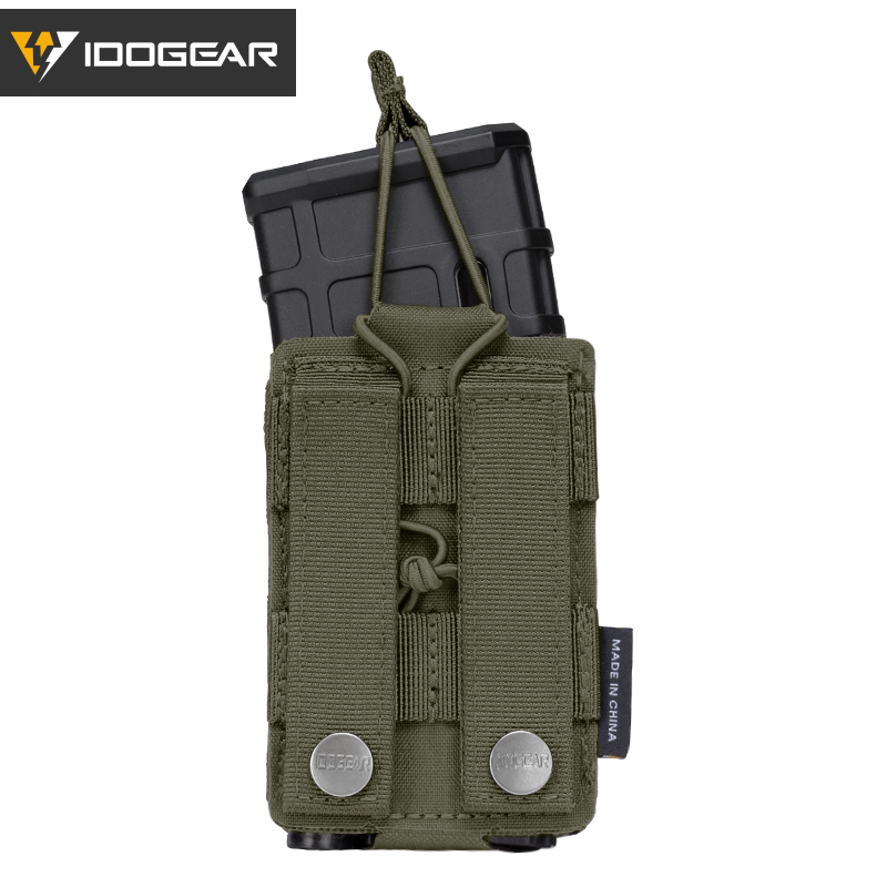 IDOGEAR táctico LSR 556 Mag bolsa Singel Mag Carrier bolsa MOLLE bolsas de herramientas de corte láser 3566