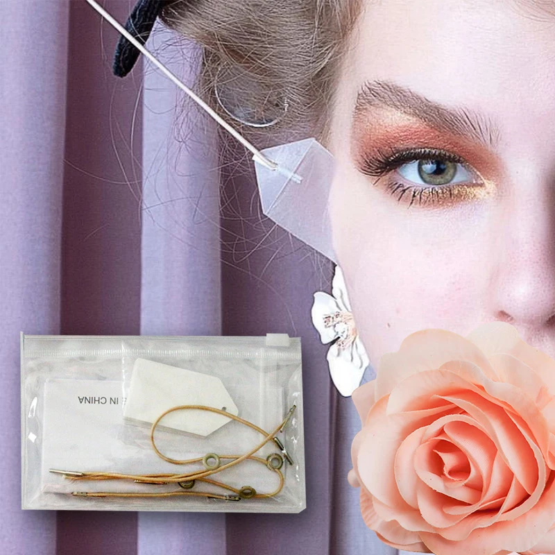 40 Chiếc Vô Hình Mặt Nâng Băng Vô Hình V-Dòng Miếng Dán Ban Nhạc Bộ Mỏng Mặt Dán Xóa Nếp Nhăn Mặt Nâng miếng Dán Cường Lực