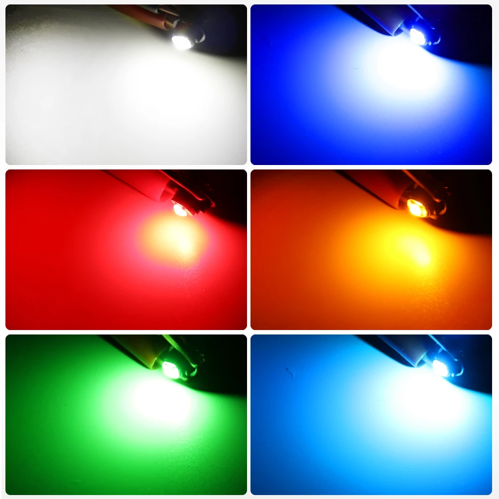 10 pçs t3 led 3030 smd lâmpada led t4.2 t4.7 lâmpada indicadora painel do carro luz indicadora de advertência instrumento lâmpada automática