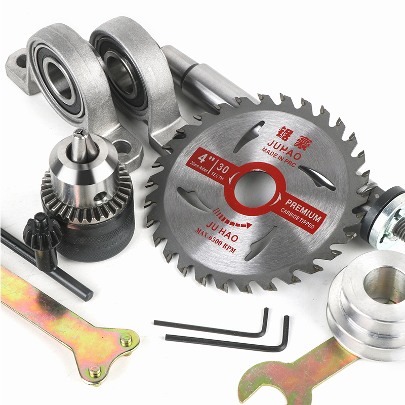Holzbearbeitung DIY Schneidemaschine Spindel Lager Sitz Bohrfutter Set Schleifen Spindel Lager Sitz Schneiden Spindel Spannzange