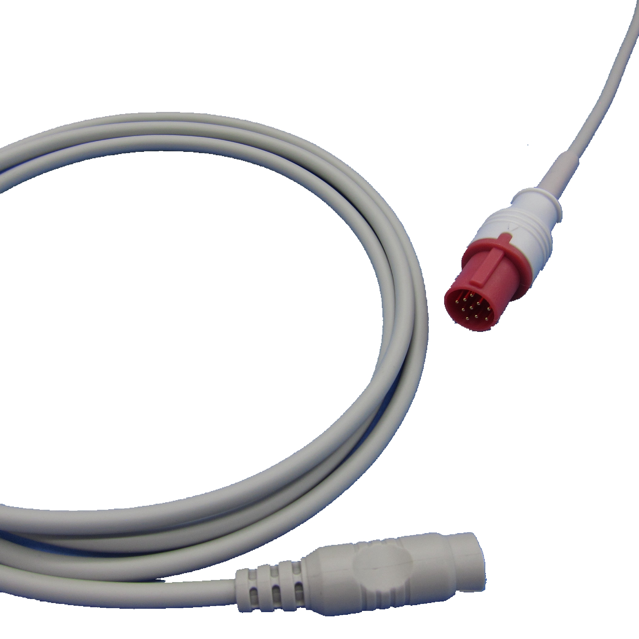 Kabel IBP IBP-15 dengan Konektor Utah BD Edward Medex untuk Hellige 10pin