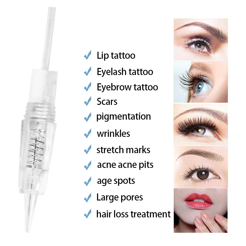 50/100pcs สกรูเข็ม R1/R1 BLUNT/R2/R3/R5/R7/F3/F5/F7 เครื่อง V7 Charme Princesse ดิจิตอลแต่งหน้าเข็มเข็ม