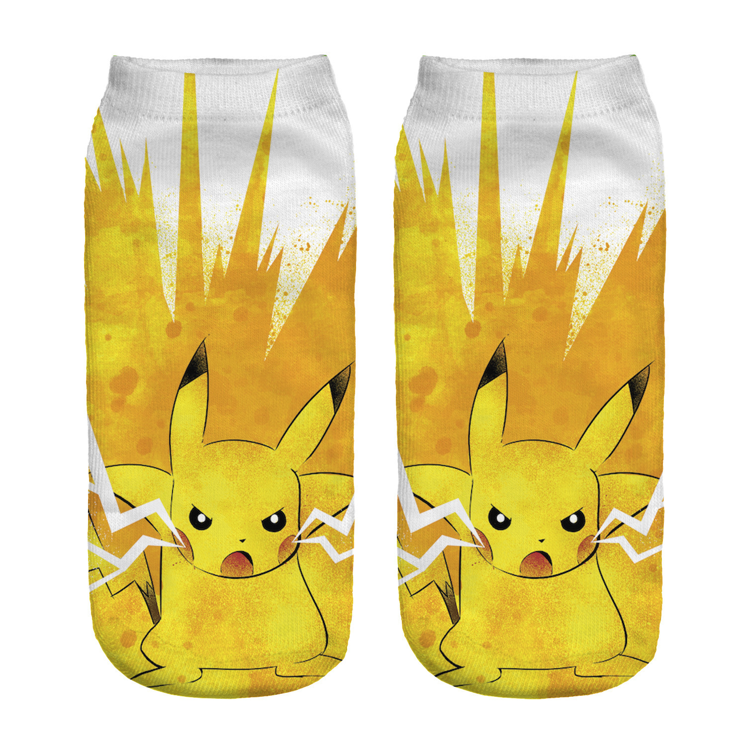 Nuevos calcetines de algodón Pokemon Pikachu Pokemon Squirtle Charmander Bulbasaur Anime Cosplay hombres mujeres tobillo calcetines de algodón regalo de Navidad