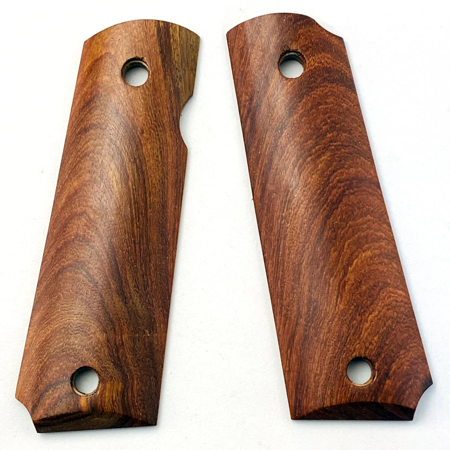 1 Hongteng Gỗ Cầm Tay DIY Kẹp Dán Cường Lực Chất Liệu Chống Trơn Trượt Tay Cầm Tẩy Trống Tấm Cân 1911 Cầm Mô Hình