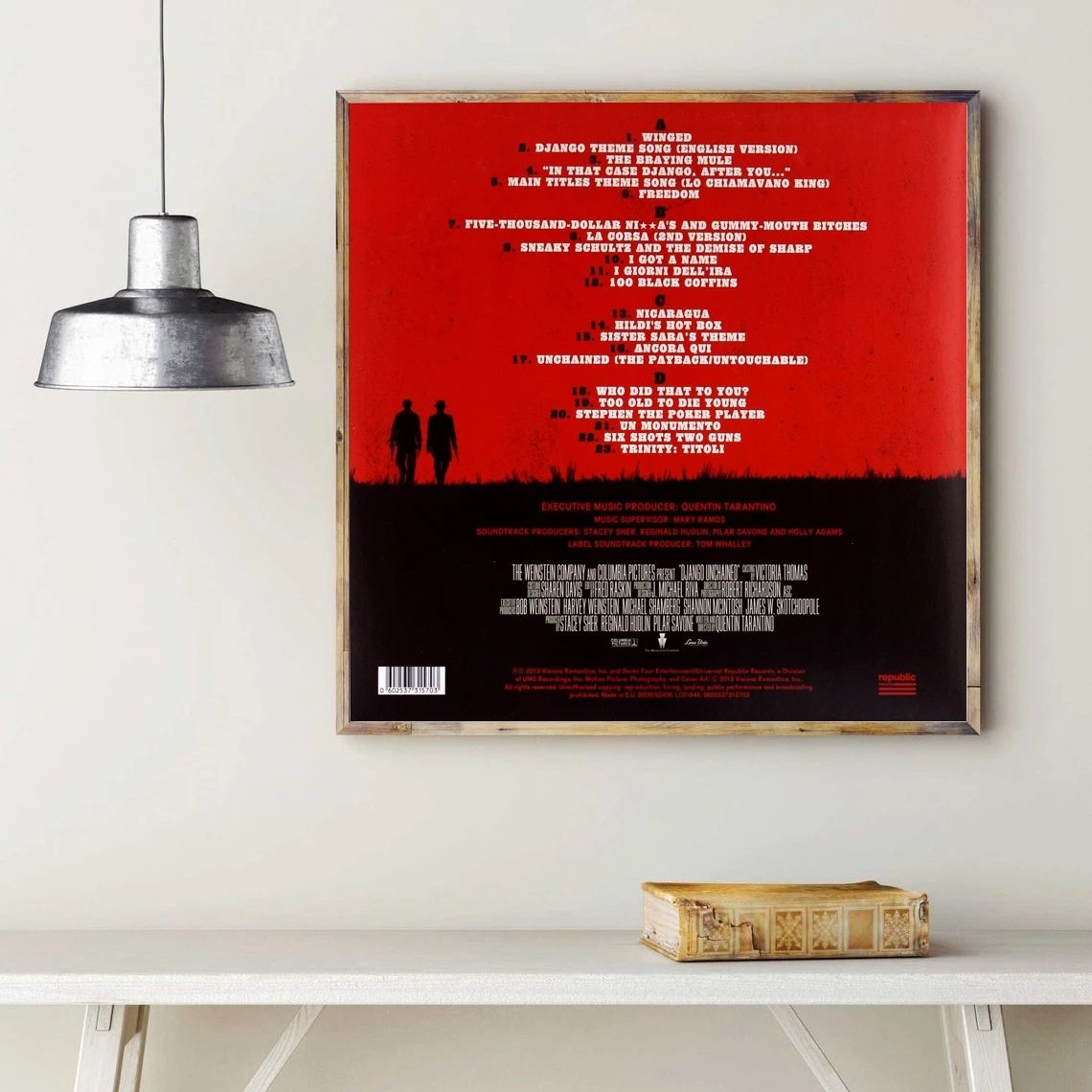 Quentin Tarantino, Poster Unchained, Lukisan Dinding, Dekorasi Rumah (Tanpa Bingkai)
