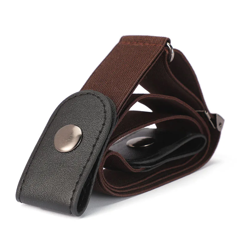 Cinturón elástico sin hebilla para mujeres/hombres, cinturón sin hebilla para pantalones vaqueros, vestidos, cinturón sin complicaciones