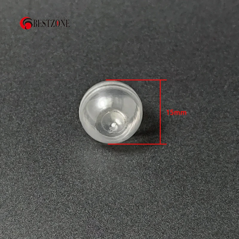 Mini 100 Chiếc 0.59Inch D15MM Rõ Ràng Trong Suốt Viên Đồ Chơi Bất Ngờ Bóng Trống Vỏ Trứng Trẻ Em Hộp Nhỏ