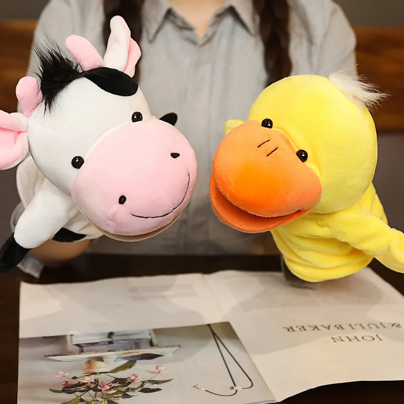 Động Vật Tay Ngón Tay Câu Chuyện Con Rối Kawaii Sang Trọng Búp Bê Giáo Dục Đồ Chơi Cho Bé Sư Tử Voi Bunny Khỉ Hươu Cao Cổ Mềm Mại Đồ Chơi Búp Bê Nhồi Bông