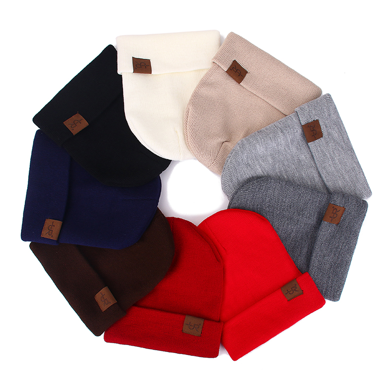 Czapka typu beanie unisex URGENTMAN Casualowa czapka dla mężczyzn i kobiet Ciepła, miękka czapka z dzianiny Stylowa, zwykła codzienna czapka zimowa