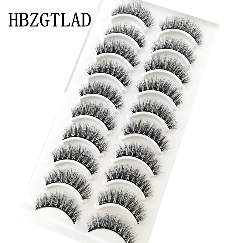 41 Phong Cách 10 Đôi Tự Nhiên Dài 3D Chồn Lông Mi Giả Giả Hàng Mi Trang Điểm Chồn Hàng Mi Nối Dài Mắt Hàng Mi Ngắn lông Mi