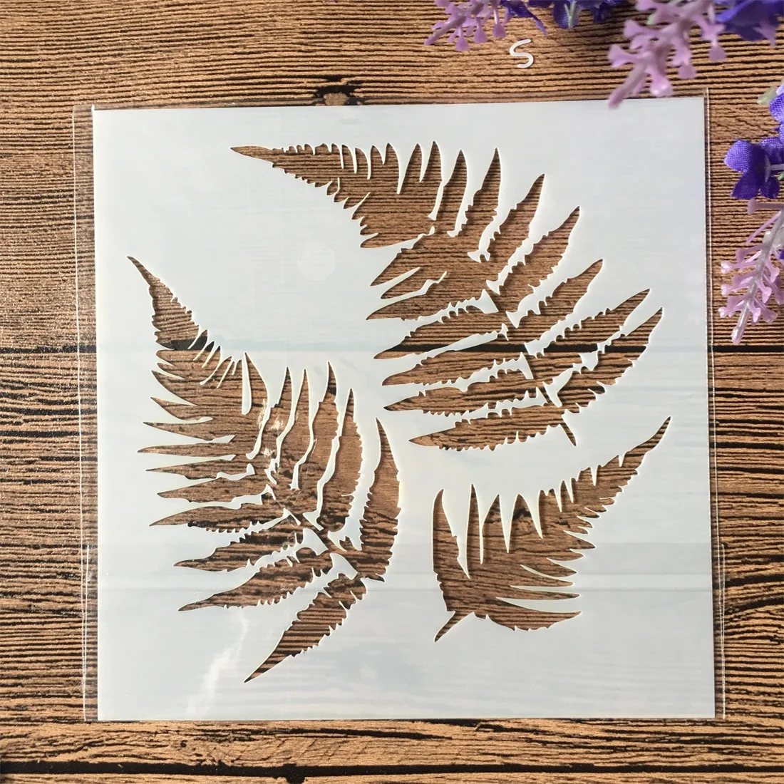8 Cái/Bộ 13Cm Cây Lá Bạch Quả Nụ Tự Làm Lớp Dựng Stencils Tranh Sổ Lưu Tô Màu Nổi Album Trang Trí Bản Mẫu